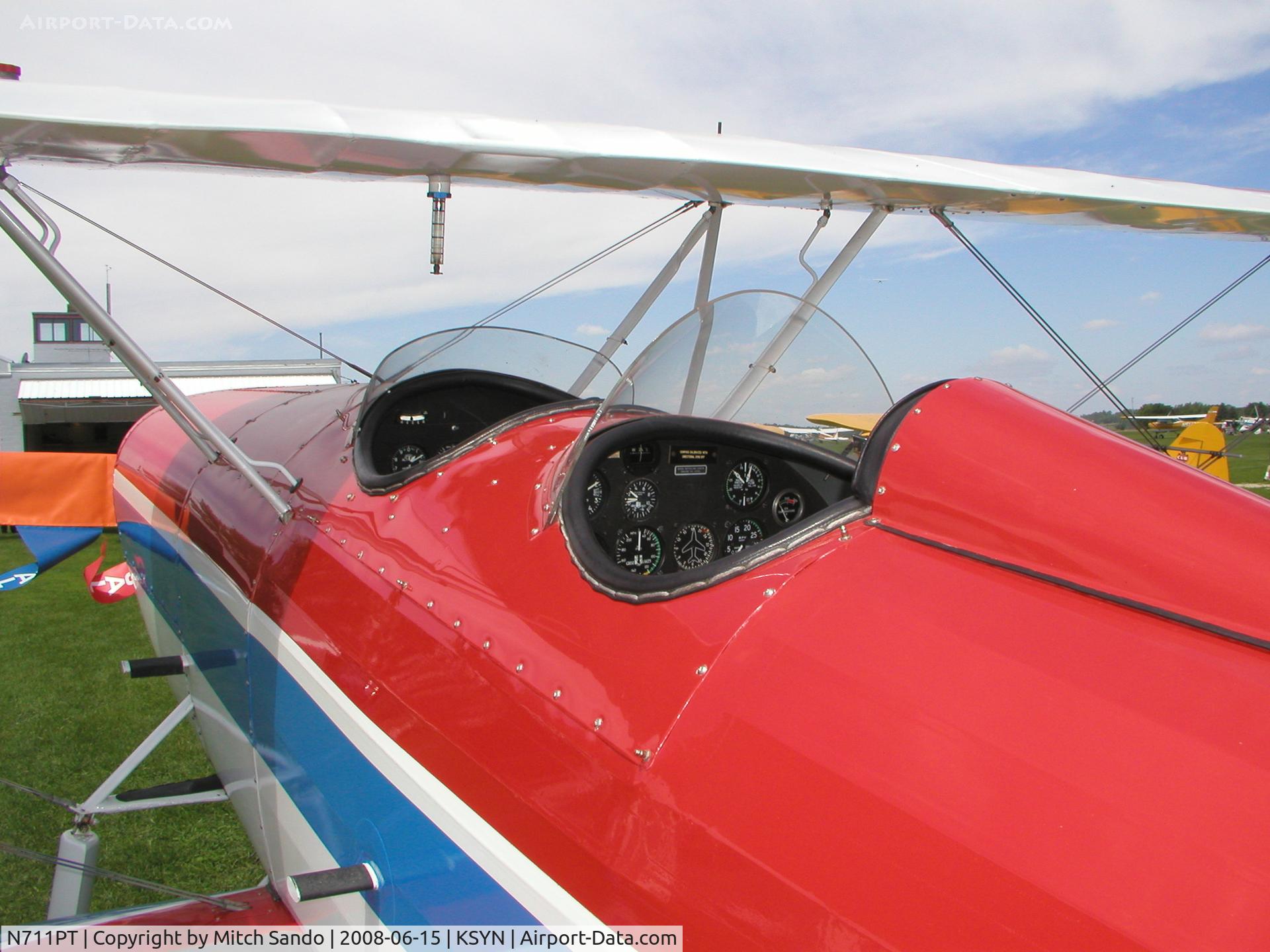 N711PT, 1976 Great Lakes 2T-1A-2 Sport Trainer C/N 0731, Stanton Father's Day Fly-In 2008.