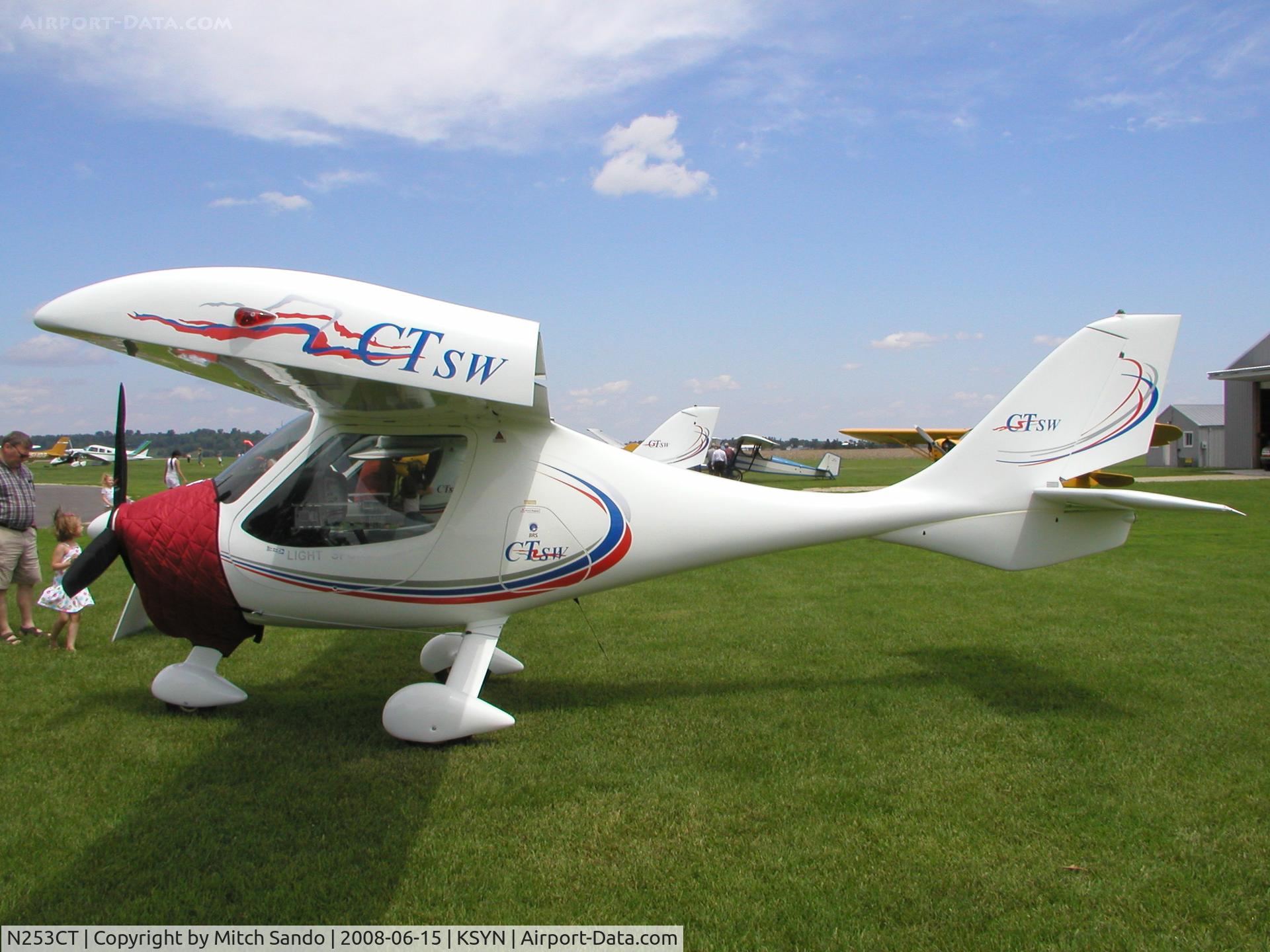 N253CT, 2007 Flight Design CTSW C/N 07-02-03, Stanton Father's Day Fly-In 2008.