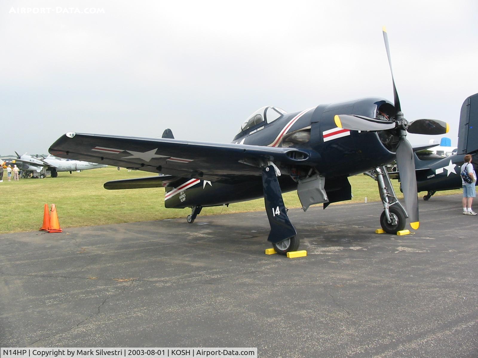 N14HP, 1945 Grumman F8F-1 Bearcat C/N D.10, Oshkosh 2003