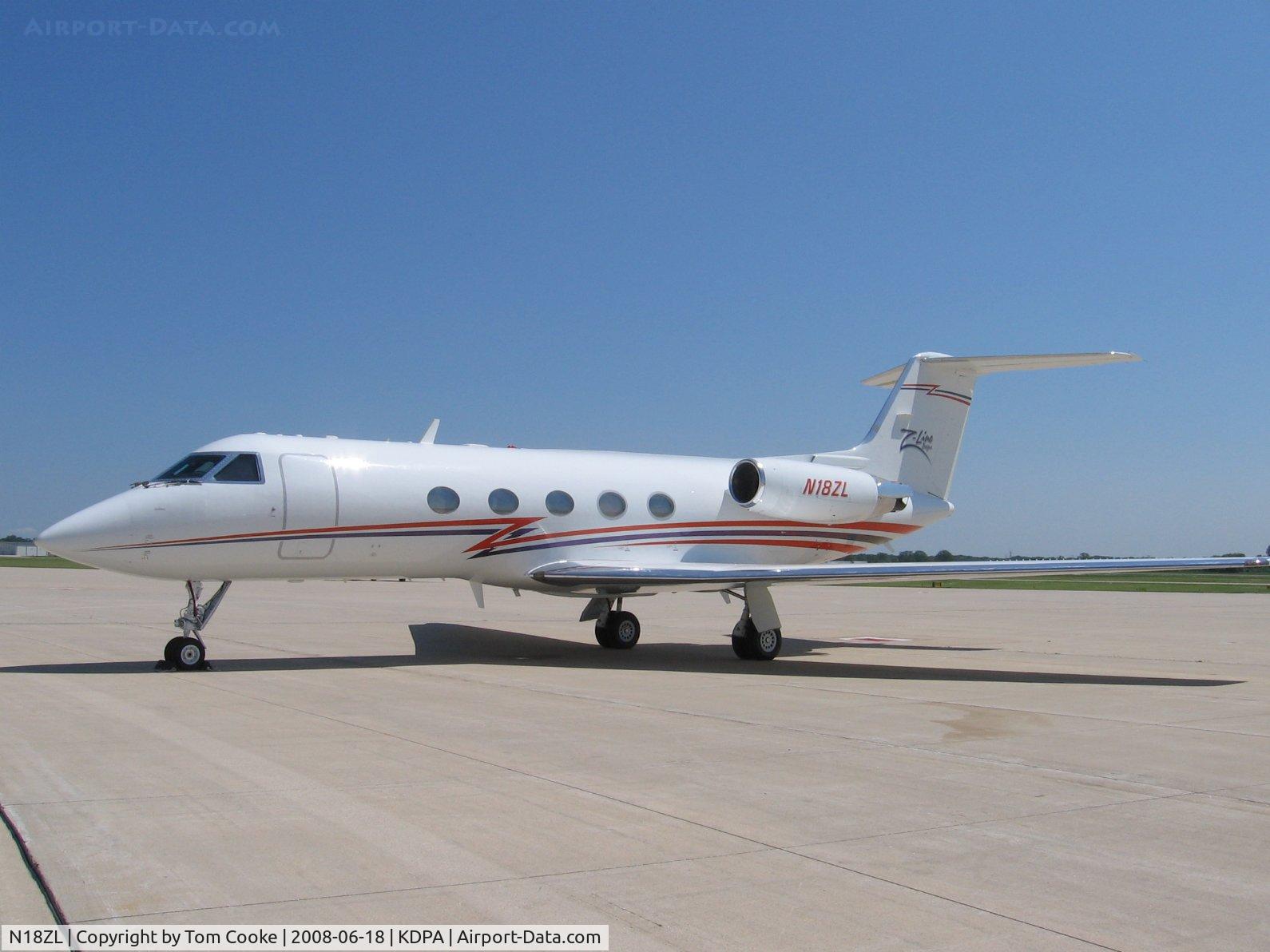 N18ZL, 1984 Gulfstream Aerospace G-1159A Gulfstream III C/N 434, Gulfstream on the ramp