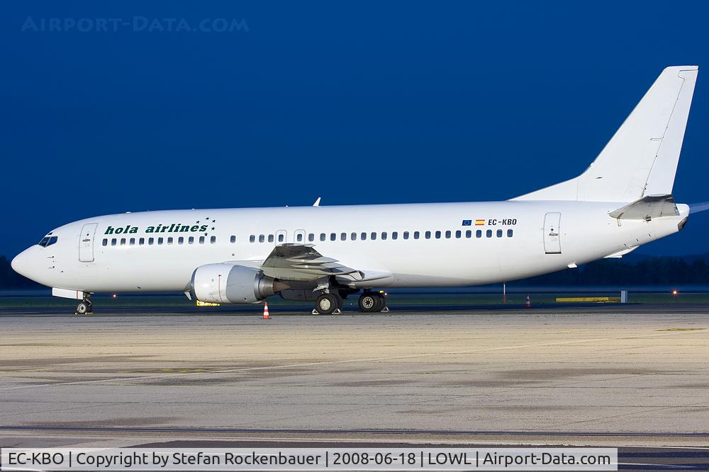 EC-KBO, 1988 Boeing 737-4Y0 C/N 23870, Special visitor.