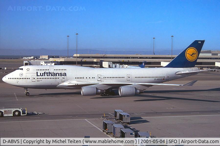D-ABVS, 1997 Boeing 747-430 C/N 28286, Lufthansa