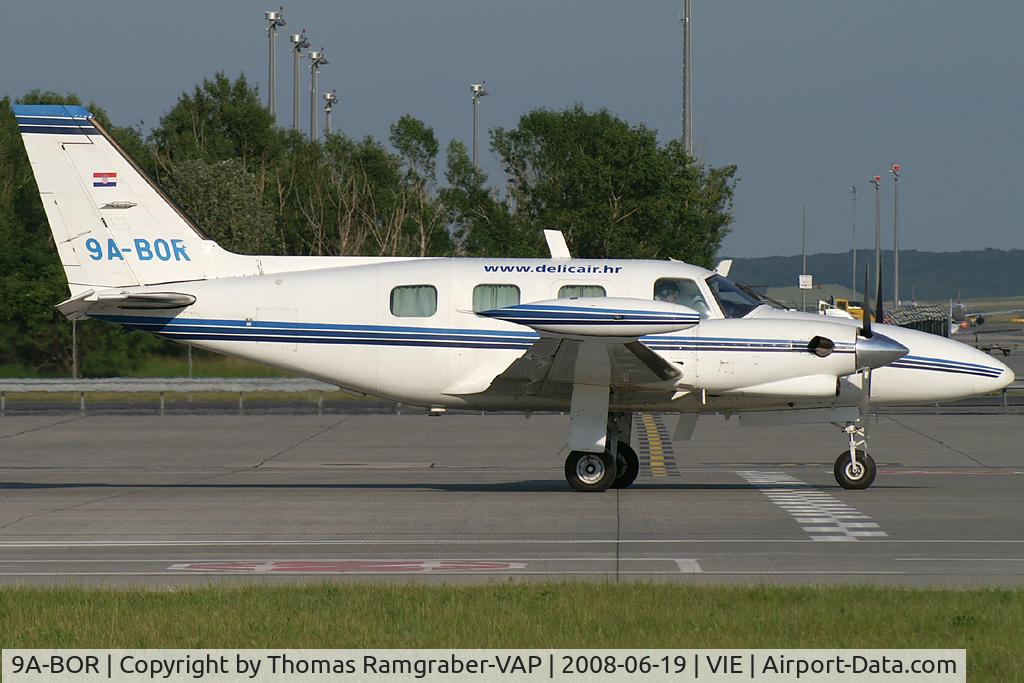 9A-BOR, Piper PA-31T1-500 Cheyenne IA C/N 31T-8004011, Delicair Piper 31 Cheyenne