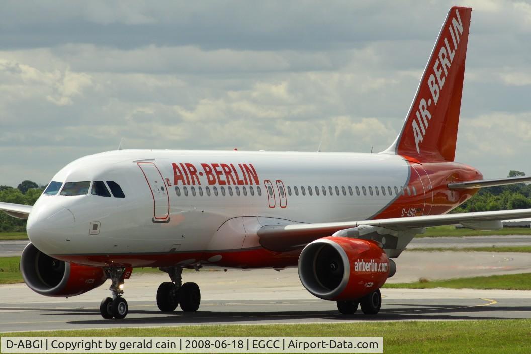 D-ABGI, 2007 Airbus A319-112 C/N 3346, NEW LIVERY AIR BERLIN