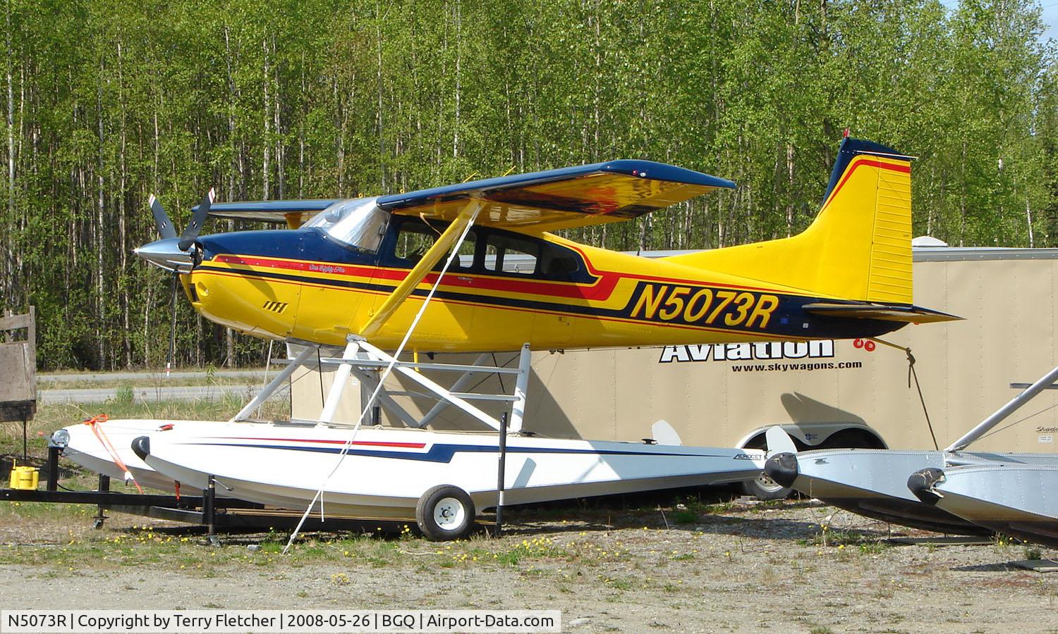 N5073R, 1976 Cessna A185F Skywagon 185 C/N 18502997, Colourful Cessna A185F at Big Lake AK