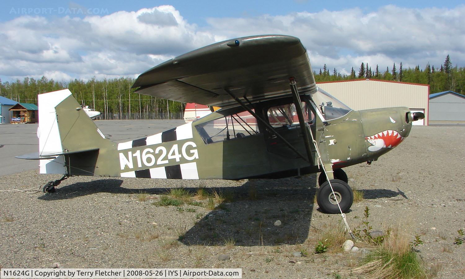 N1624G, 1968 Champion 7ECA Citabria C/N 623, Champion 7ECA at Wasilla AK