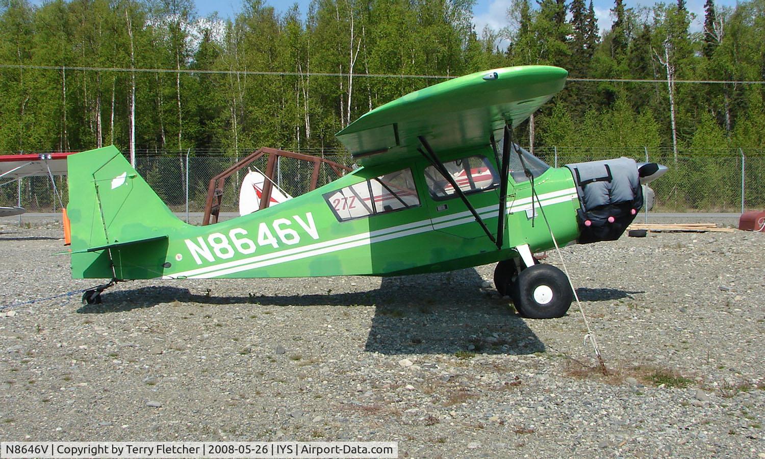 N8646V, 1975 Bellanca 7ECA Citabria C/N 1089-75, 1975 Bellanca at Wasilla AZ