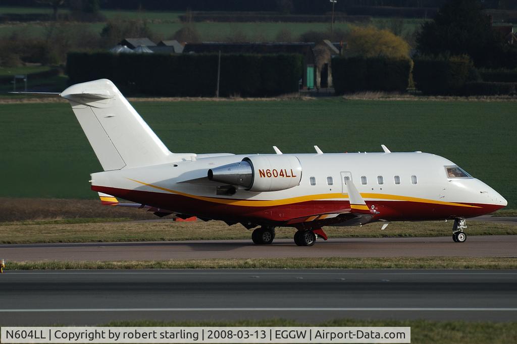N604LL, 2002 Bombardier Challenger 604 (CL-600-2B16) C/N 5548, Bombardier CL600-2B16
