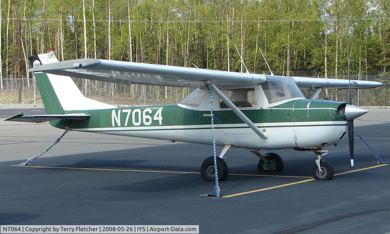 N7064, 1965 Cessna 150F C/N 15061830, Cessna 150 at Wasilla AK