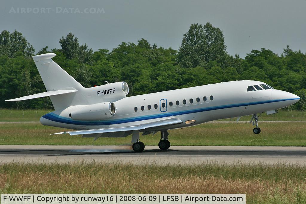 F-WWFF, 2008 Dassault Falcon 900EX C/N 198, Falcon 900XL landing rwy 16