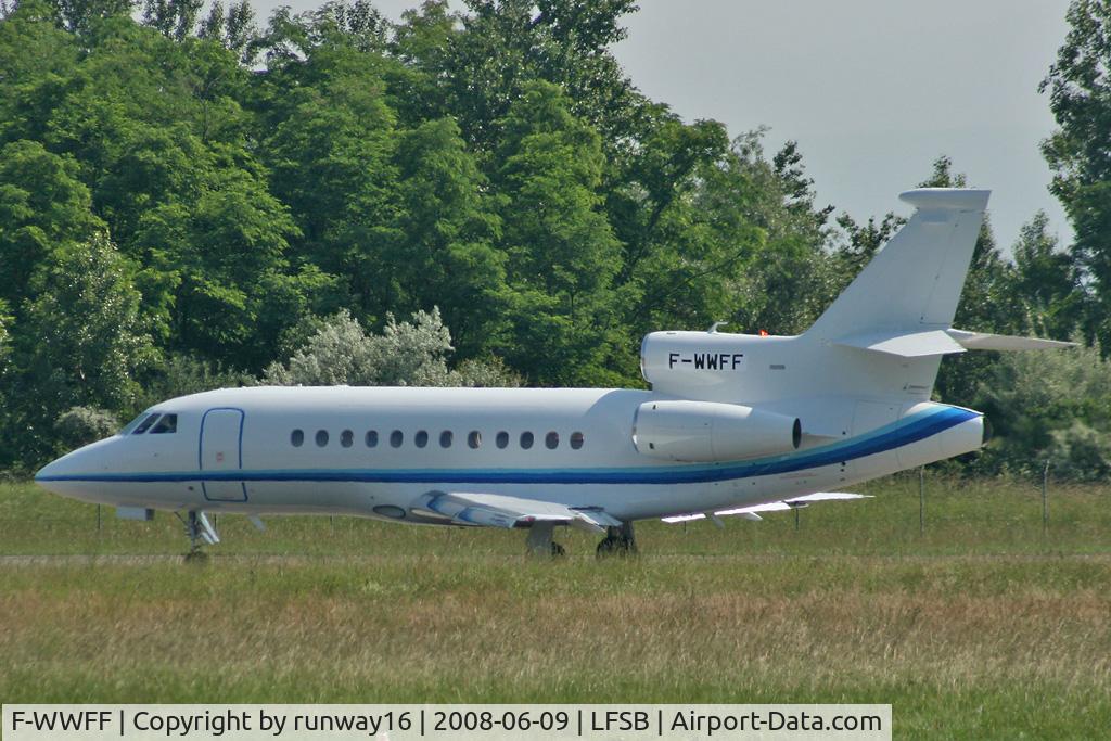 F-WWFF, 2008 Dassault Falcon 900EX C/N 198, Falcon 900XL taxi on bravo
