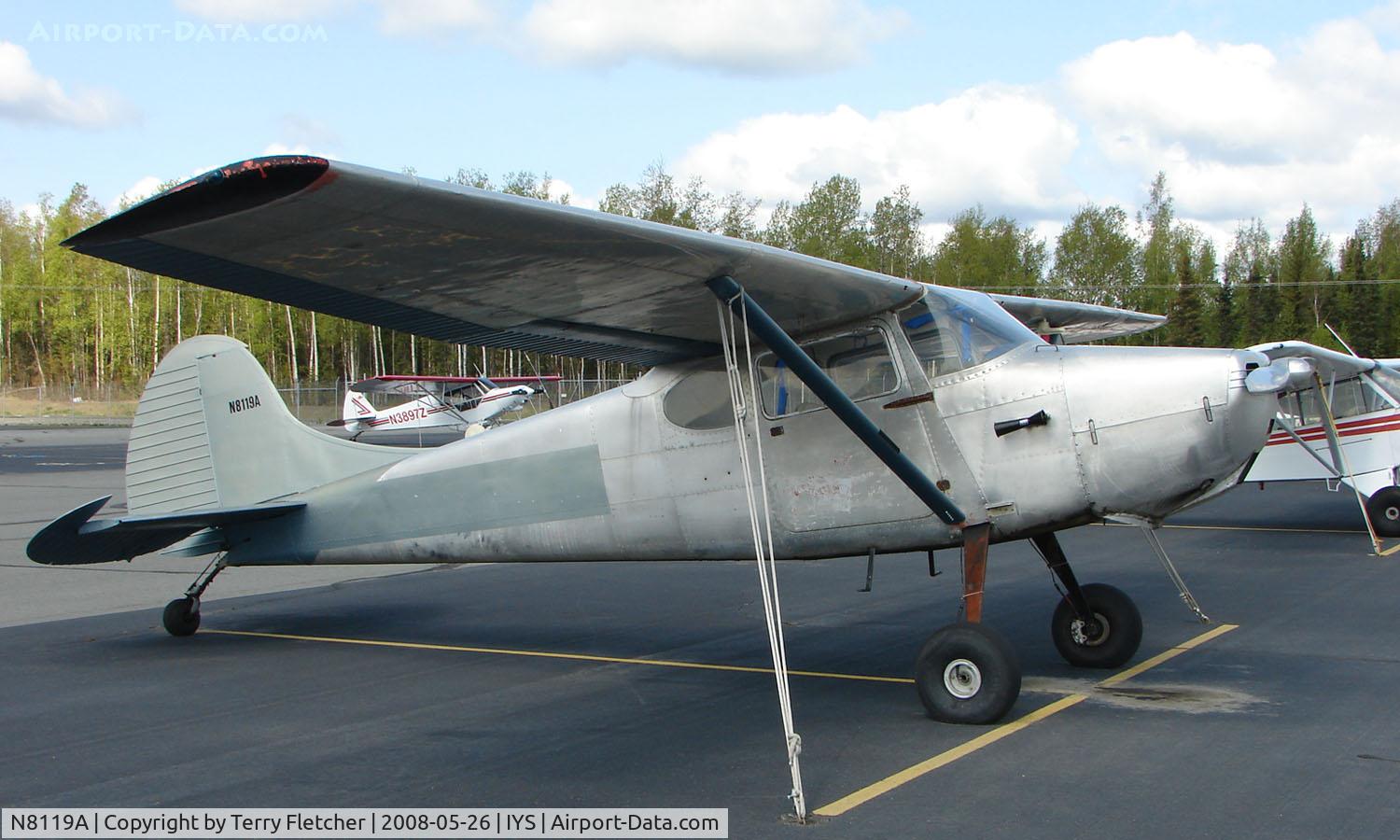 N8119A, 1952 Cessna 170B C/N 20971, 1952 Cessna 170Bat Wasilla AK