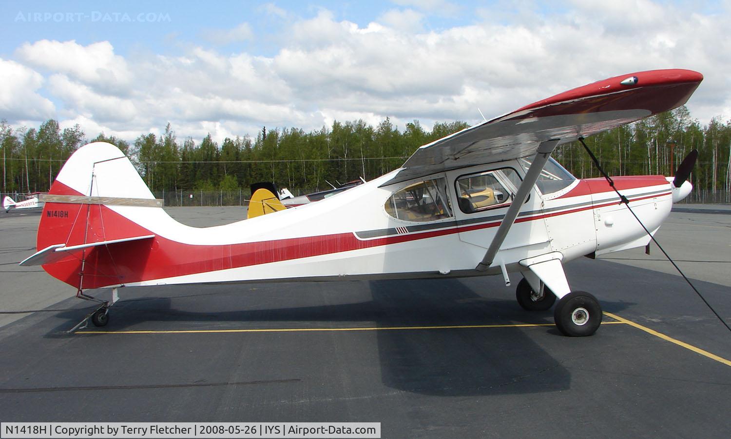 N1418H, 1949 Aeronca 15AC Sedan C/N 15AC-478, 1949 Aeronca 15AC at Wasilla AK