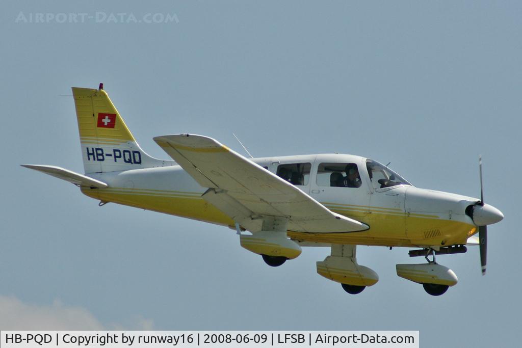 HB-PQD, 1989 Piper PA-28-181 Archer C/N 2890149, flyling school Basel