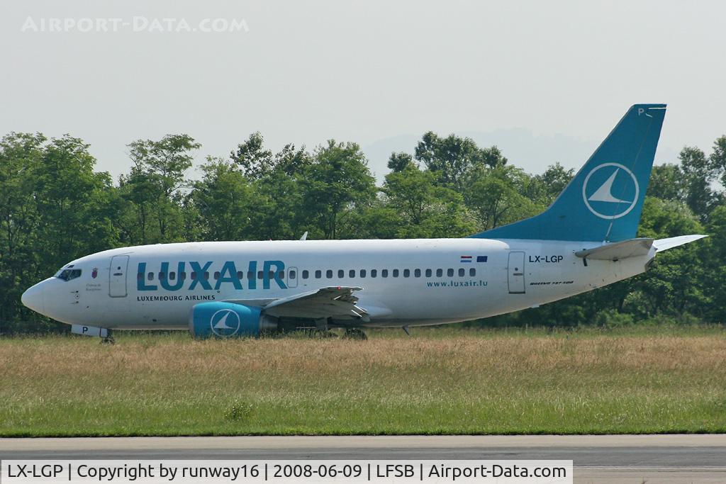 LX-LGP, 1993 Boeing 737-5C9 C/N 26439, Luxair taxi on bravo