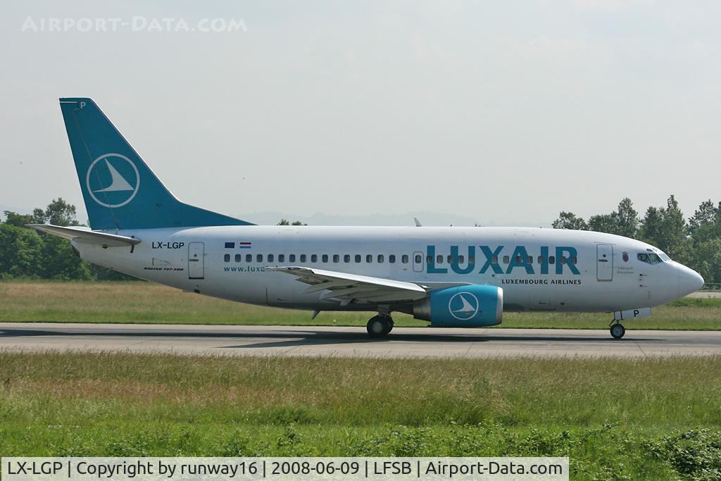 LX-LGP, 1993 Boeing 737-5C9 C/N 26439, Luxair Boeing 737-5C9 departing to Luxembourg