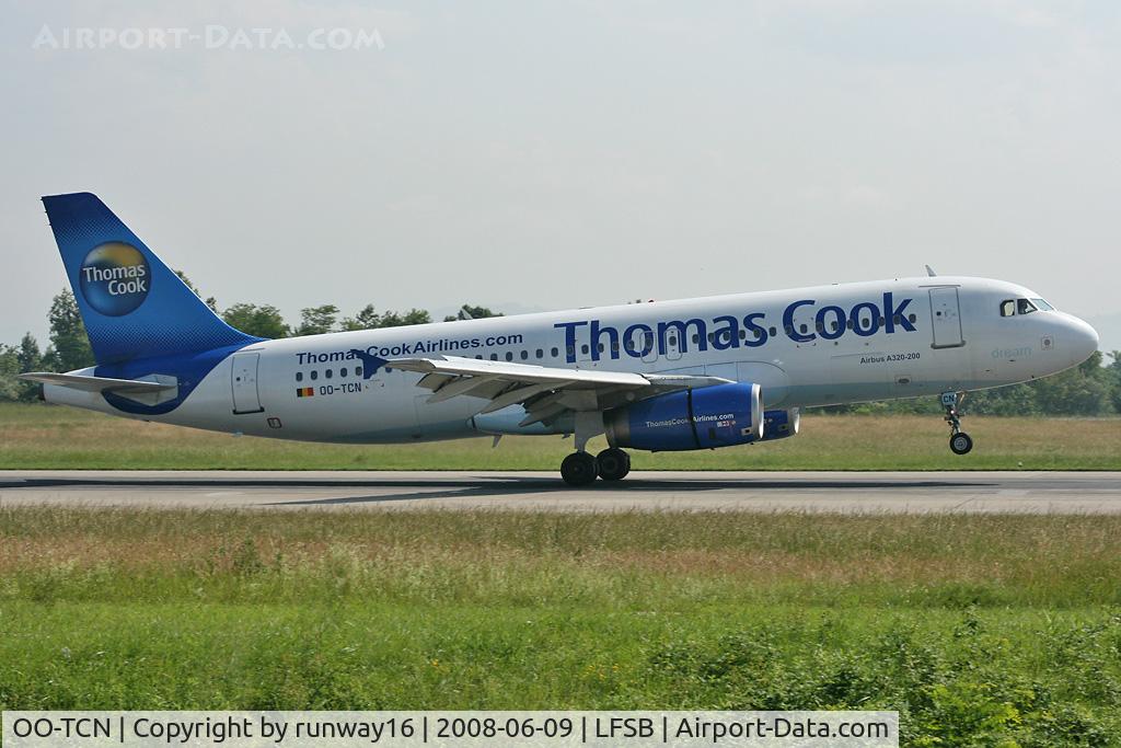 OO-TCN, 1993 Airbus A320-232 C/N 425, Thomas Cook arriving from AMS
