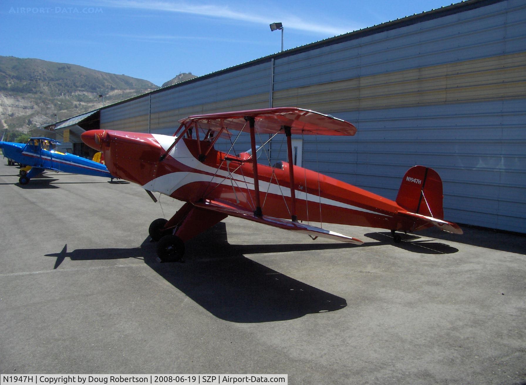 N1947H, 1947 Bucker Bu-131 Jungmann C/N 185, 1947 Aero Z Bucker 131 Jungmann, Lycoming O&VO-360 180 Hp upgrade