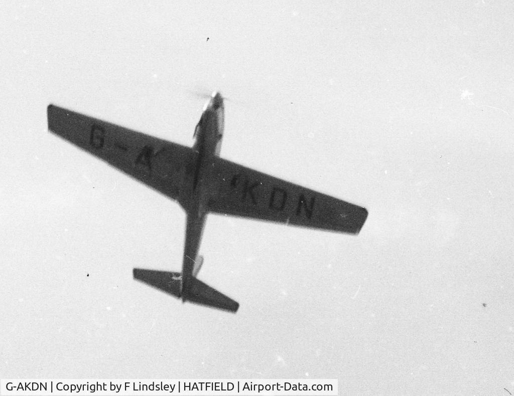 G-AKDN, 1947 De Havilland Canada DHC-1A-1 Chipmunk C/N 11, Early flight Hatfield 1946