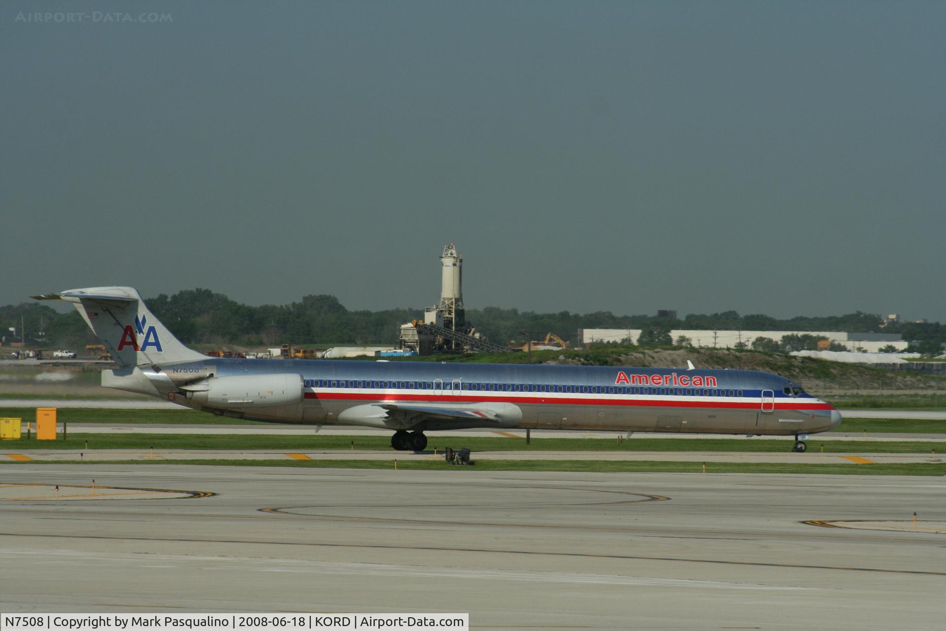N7508, 1989 McDonnell Douglas MD-82 (DC-9-82) C/N 49802, MD-82