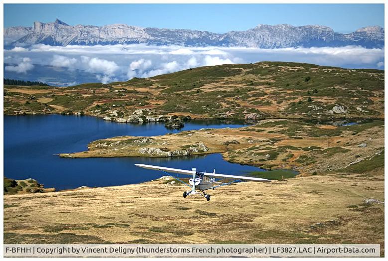 F-BFHH, Piper PA-19 Super Cub C/N 5115537, ex military L18C,privately owned,based: LF7332(Valloire),French mountain strip