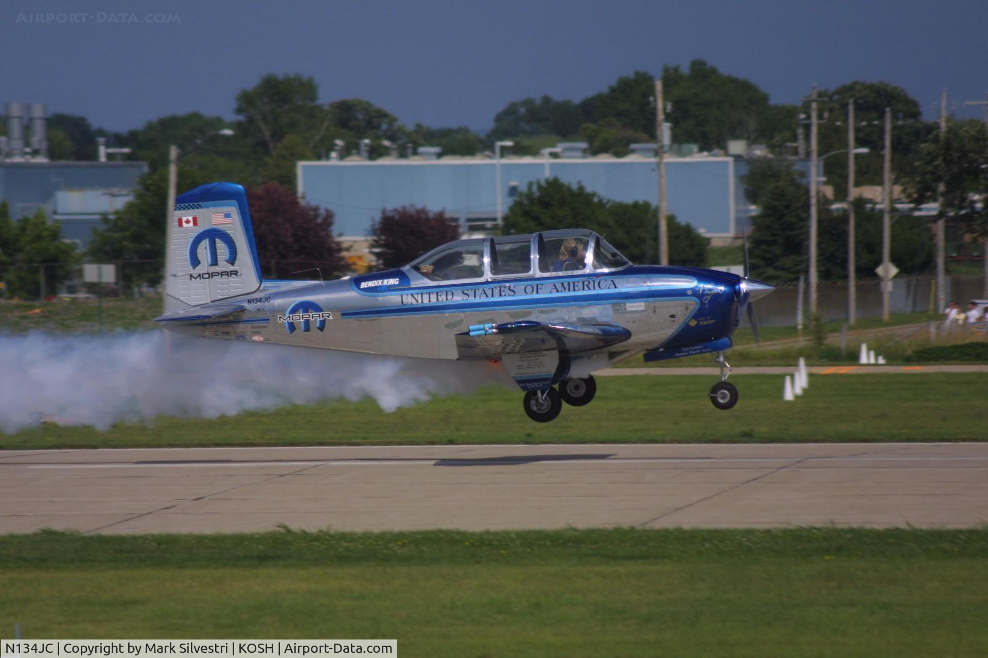 N134JC, 1955 Beech T-34-A (A45) Mentor C/N G-812, Oshkosh 2003