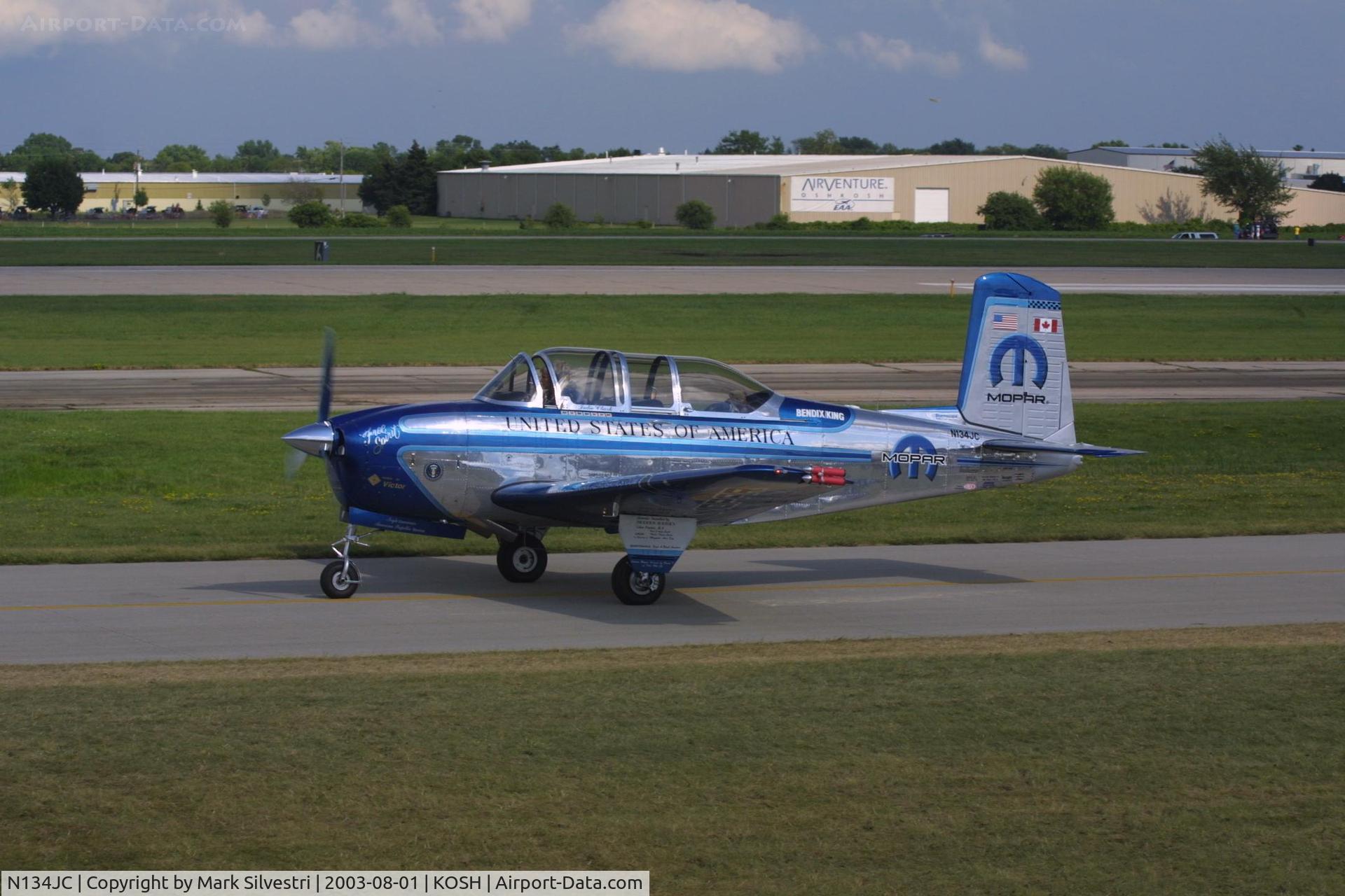 N134JC, 1955 Beech T-34-A (A45) Mentor C/N G-812, Oshkosh 2003