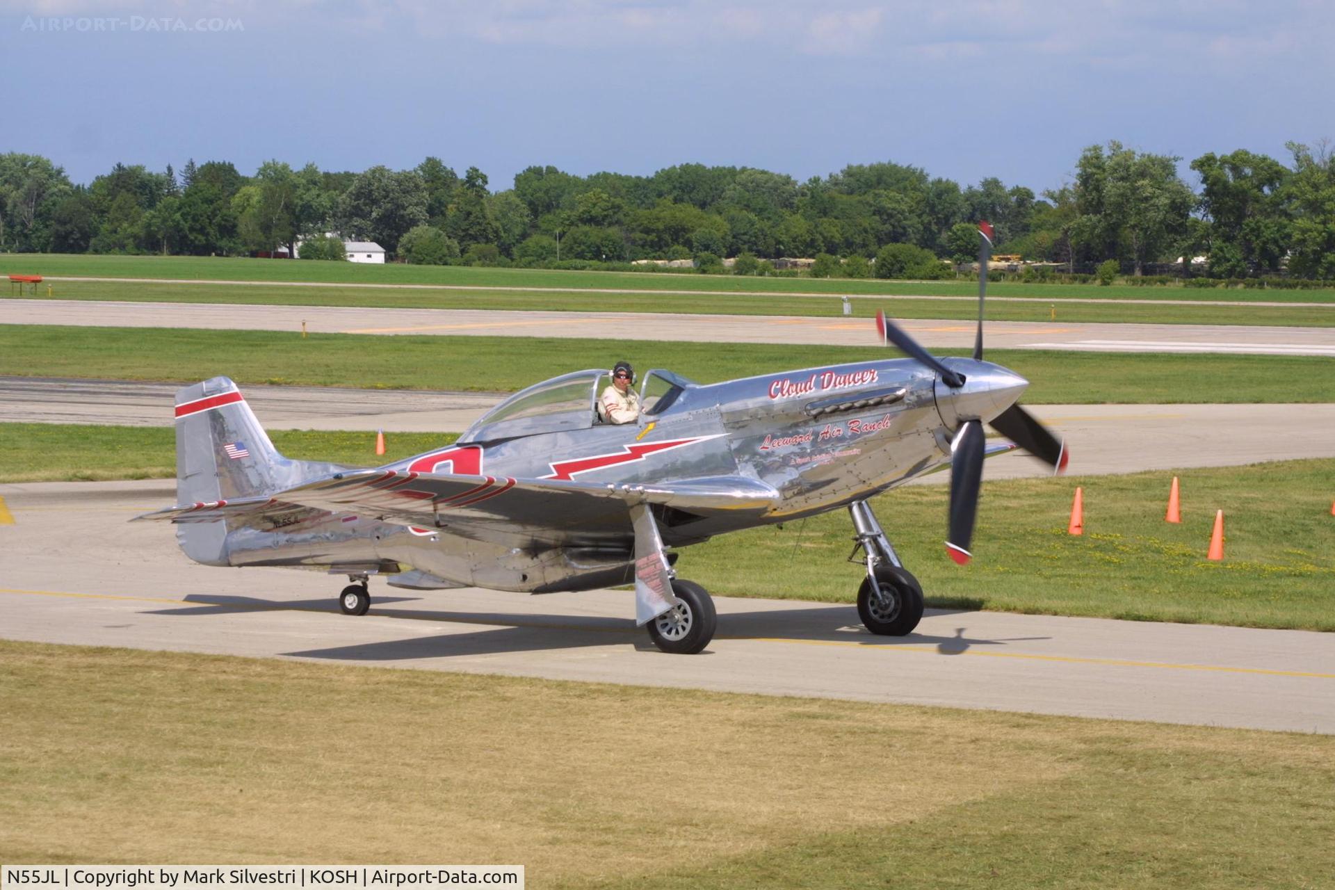 N55JL, 1944 North American F-51D Mustang C/N 124-44471, Oshkosh 2003