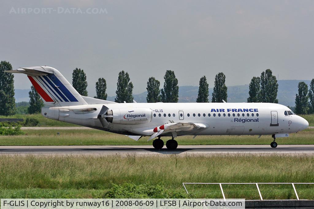F-GLIS, 1995 Fokker 70 (F-28-0070) C/N 11540, inbound from Paris ORY