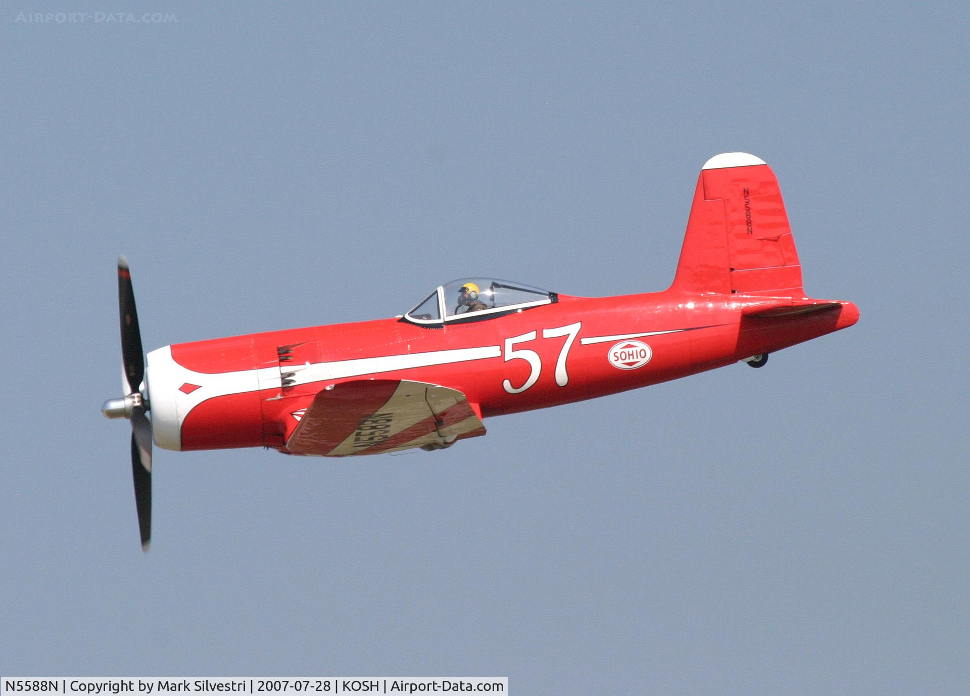 N5588N, 1945 Vought (Goodyear) F2G-1 Corsair C/N 6167, Oshkosh 2006