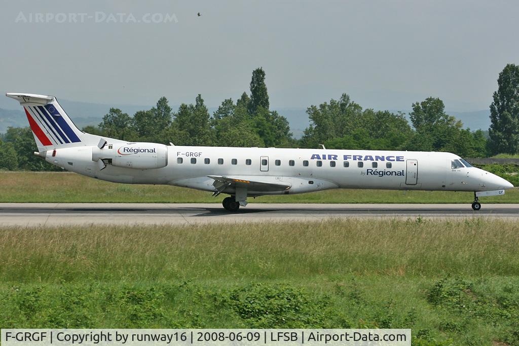 F-GRGF, 1998 Embraer EMB-145EU (ERJ-145EU) C/N 145050, Régional arriving from LYS