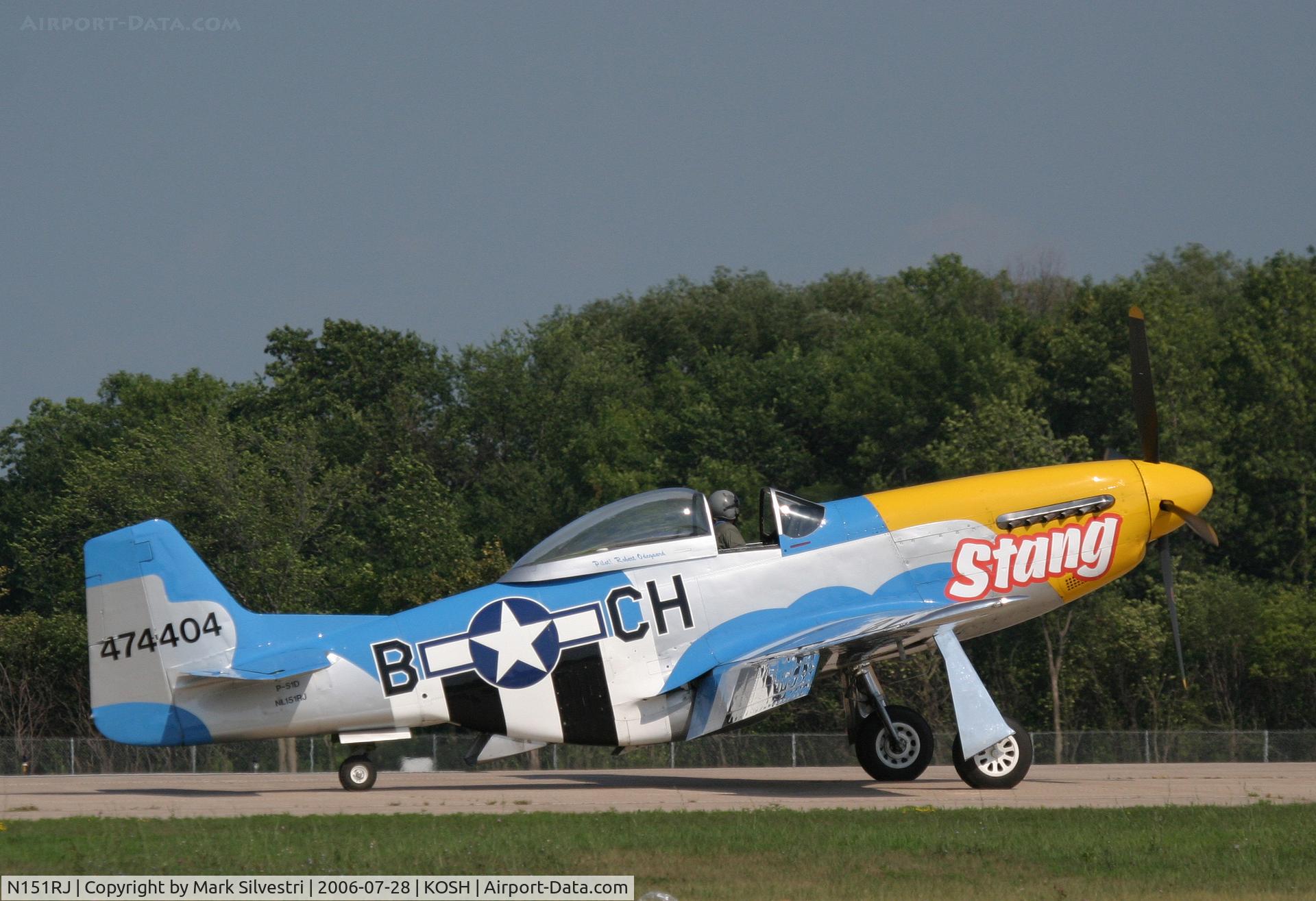 N151RJ, North American P-51D Mustang C/N 44-74404, Oshkosh 2006