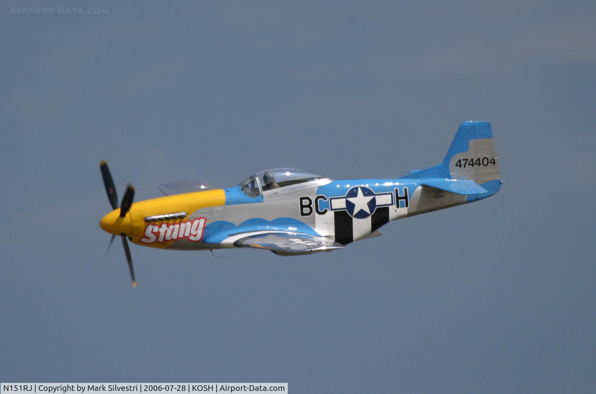 N151RJ, North American P-51D Mustang C/N 44-74404, Oshkosh 2006