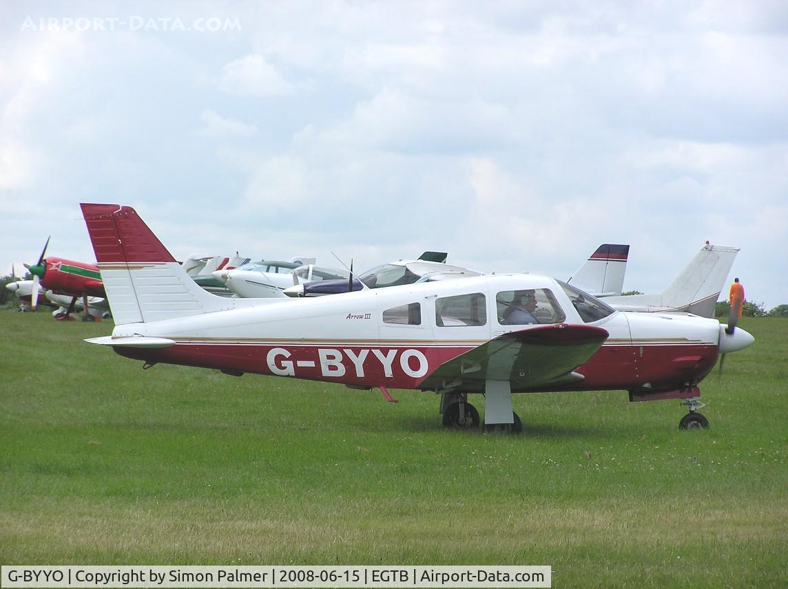 G-BYYO, 1994 Piper PA-28R-201 Cherokee Arrow III C/N 28R-2837061, Cherokee Arrow at Booker