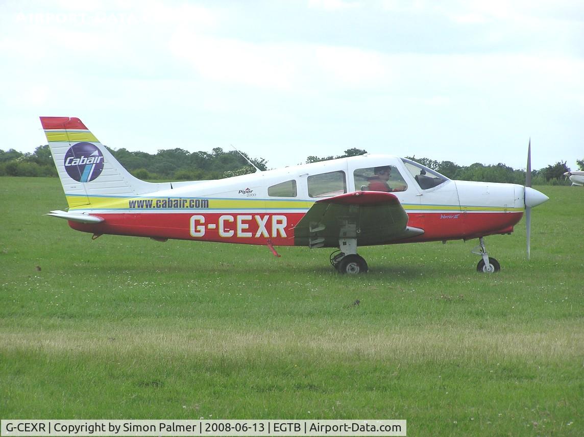 G-CEXR, 2000 Piper PA-28-161 Cherokee Warrior III C/N 2842076, PA-28 at Booker