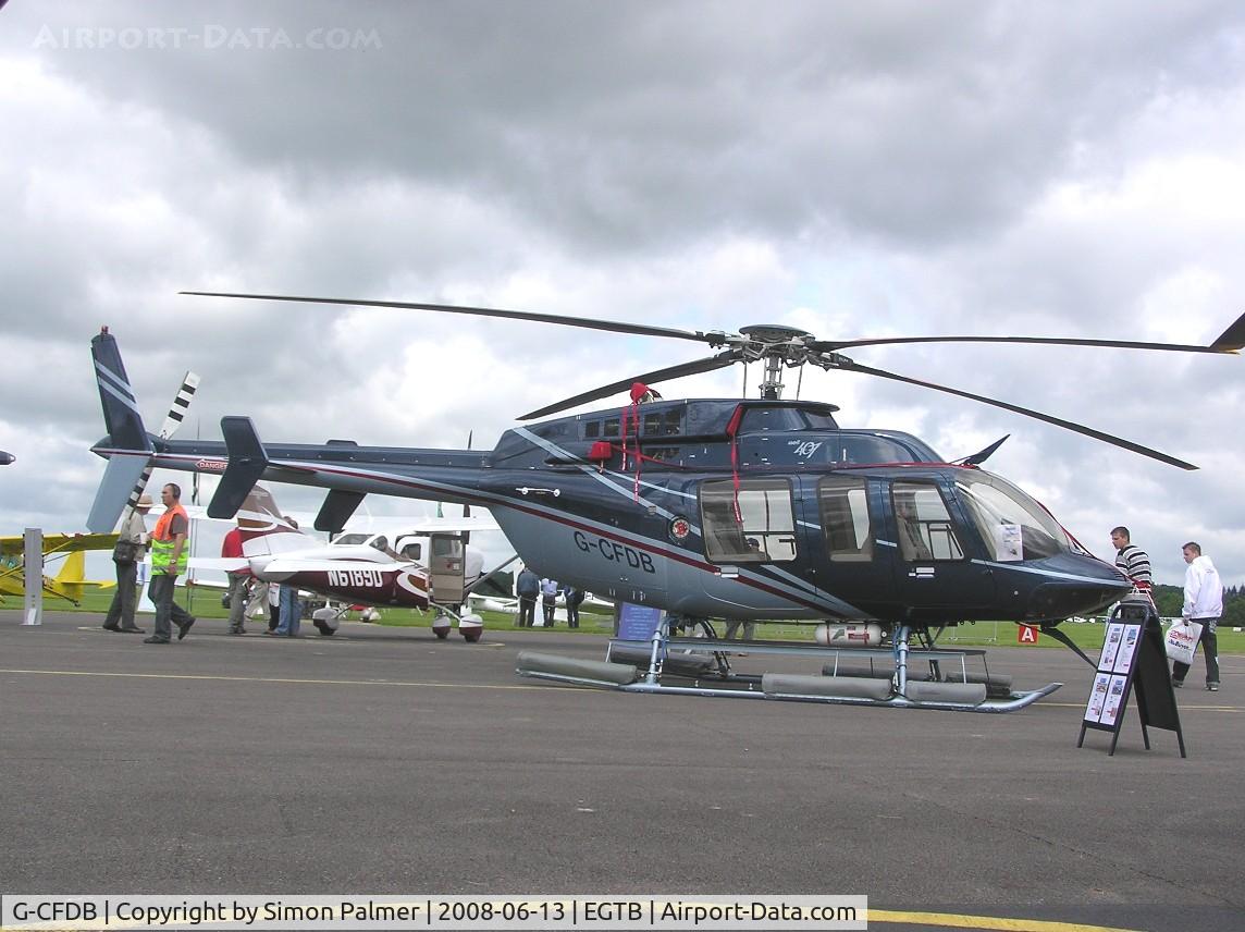 G-CFDB, 2008 Bell 407 C/N 53806, Bell 407 exhibited at Aero Expo