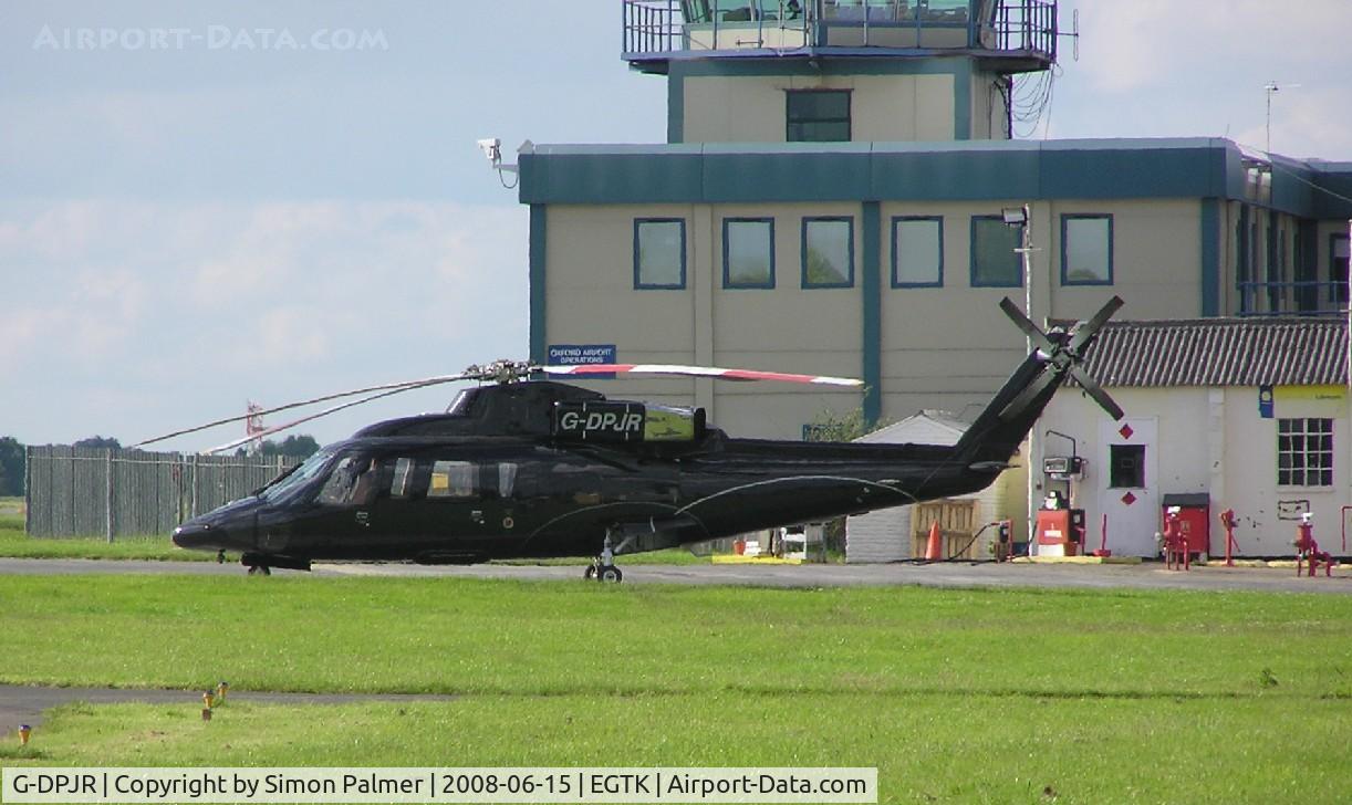 G-DPJR, 1989 Sikorsky S-76B C/N 760352, S-76 by the Tower at Kidlington