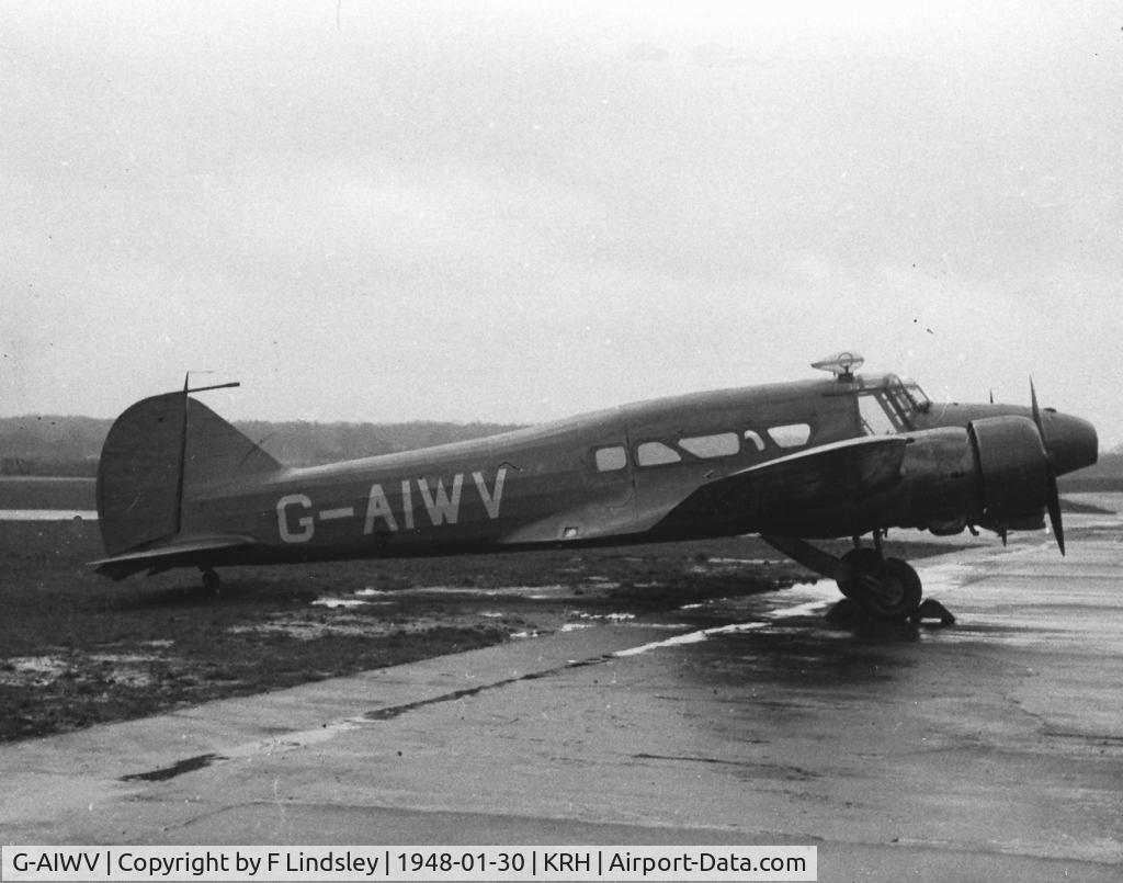 G-AIWV, Avro 652A Anson 1 C/N NK668, Anson at Redhill 30 Jan 1948