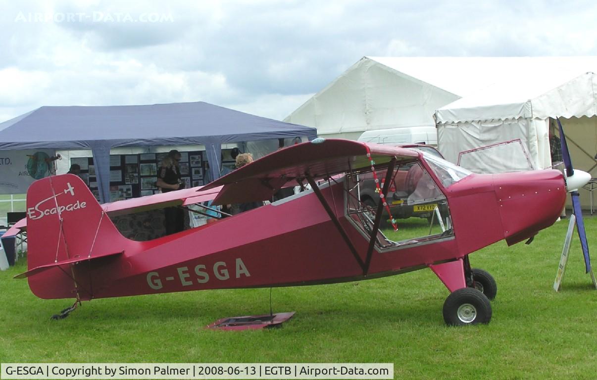 G-ESGA, 2007 Escapade  C/N PFA 345-14706, Escapade exhibited at Booker