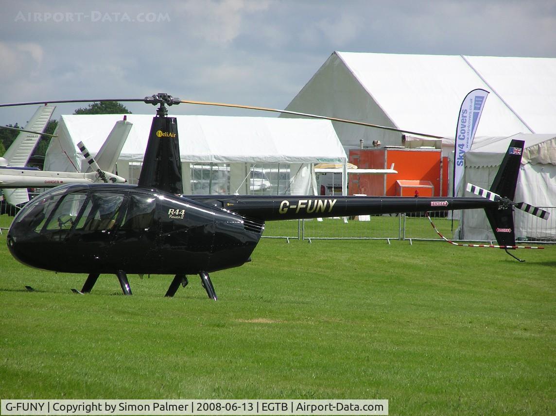G-FUNY, 2006 Robinson R44 Raven II C/N 11101, R44 at Booker