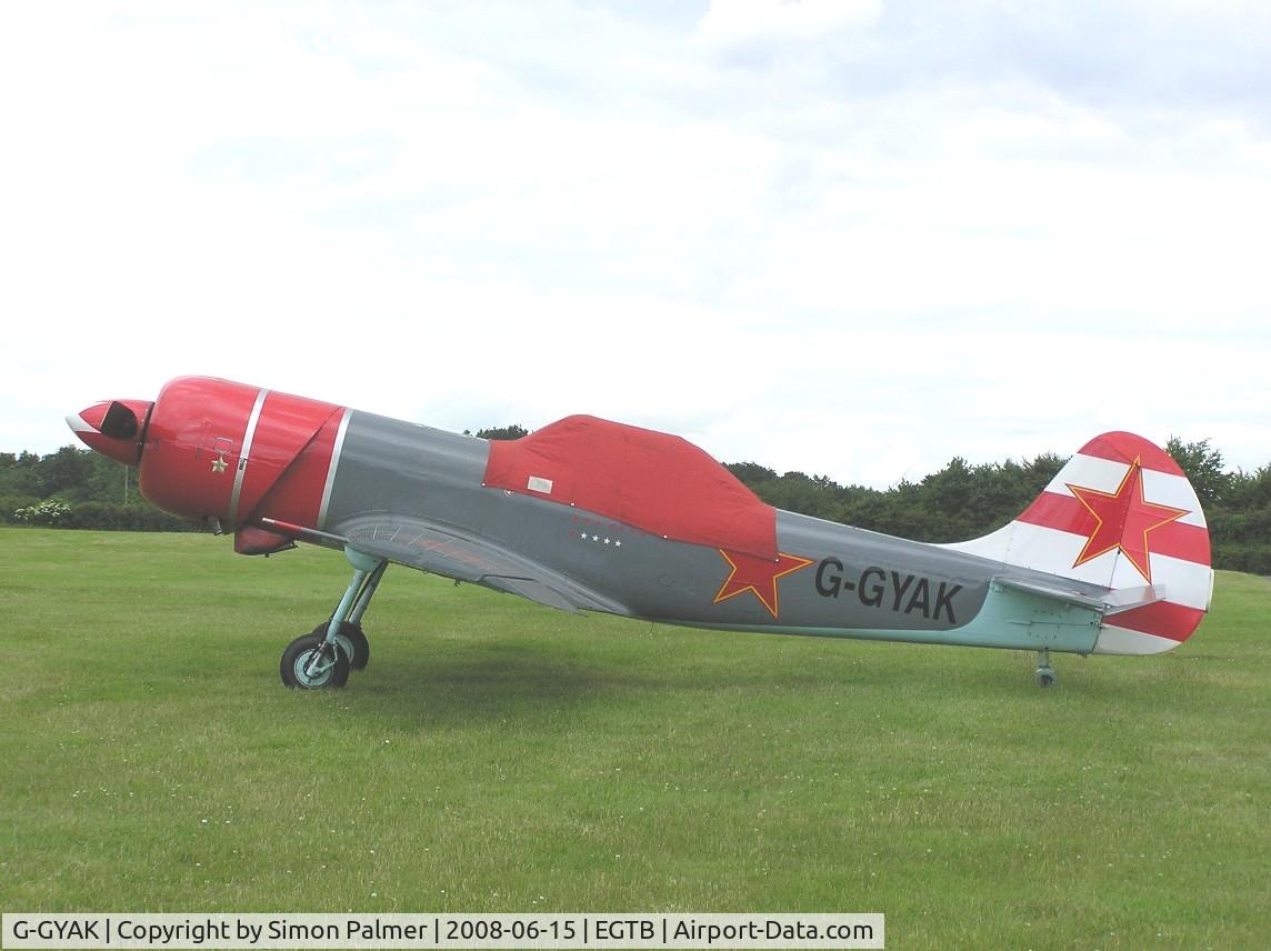 G-GYAK, 1985 Yakovlev Yak-50 C/N 852905, Yak-50 at Booker