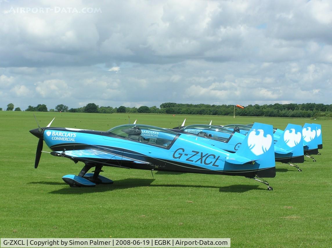G-ZXCL, 2006 Extra EA-300L C/N 1223, The Blades aerobatic team at Sywell
