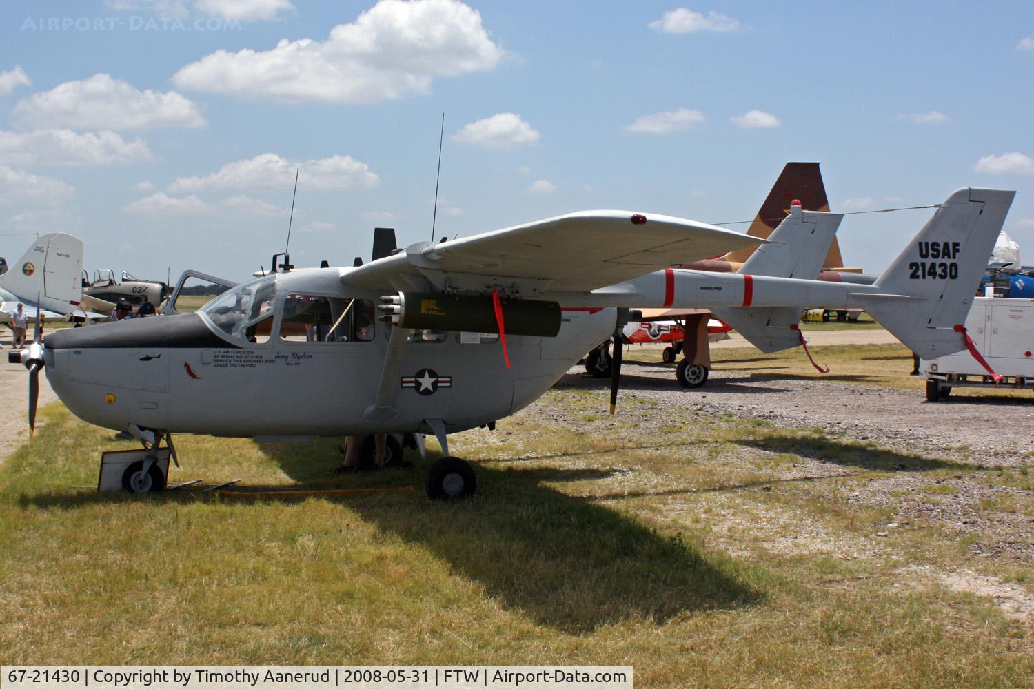 67-21430, 1967 Cessna O-2A Super Skymaster Super Skymaster C/N 377M-0136, Cowtown Warbird Roundup 2008, Ex. N37542