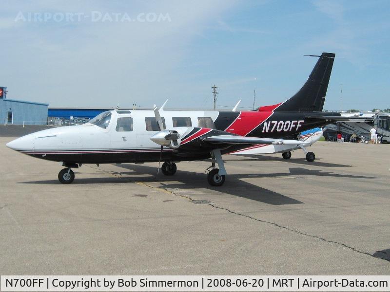 N700FF, 1979 Piper Aerostar 601P C/N 61P06337963290, On the ramp at Marysville, OH