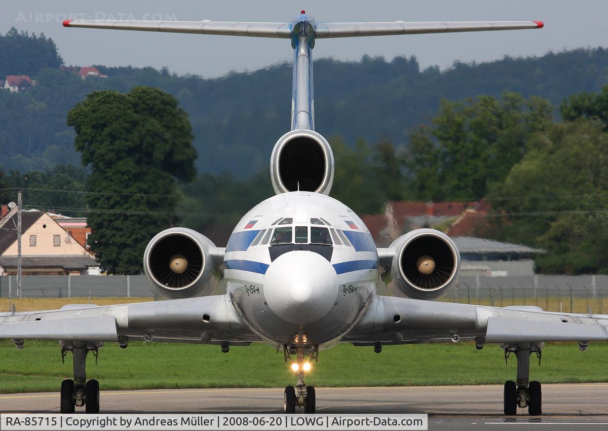 RA-85715, 1991 Tupolev Tu-154M C/N 91A891, Charter for UEFA EM 2008.