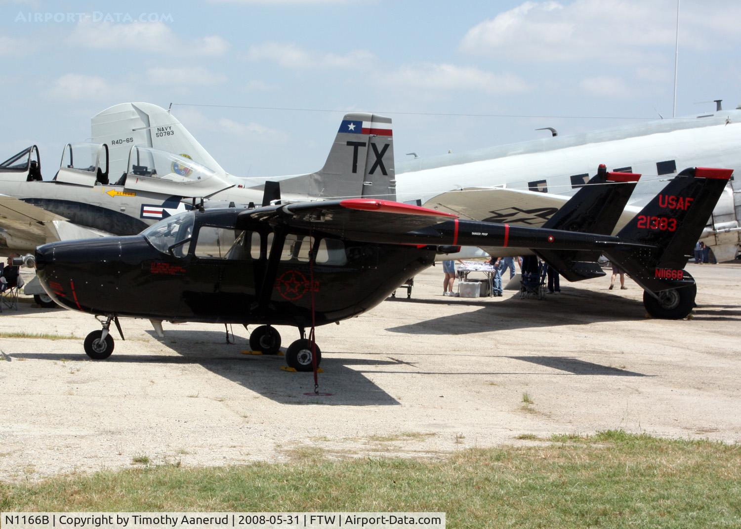 N1166B, 1967 Cessna O-2A Super Skymaster C/N 337M-0089, Cowtown Warbird Roundup 2008, 67-21383