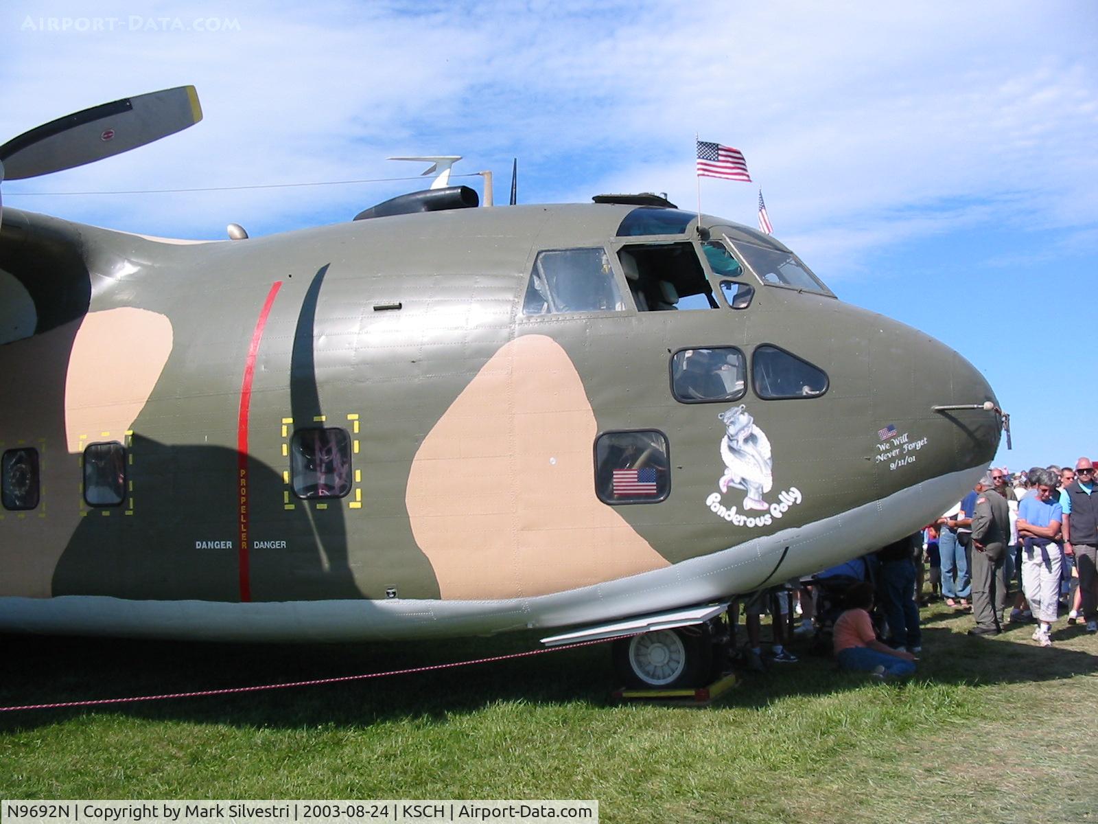 N9692N, 1954 Fairchild C-123K Provider C/N 20041, Schenectady 2003