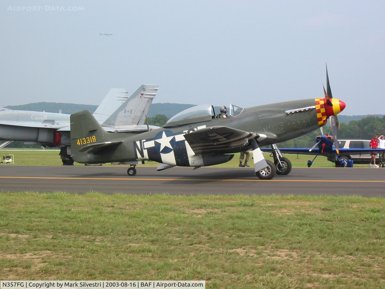 N357FG, 1944 North American P-51D C/N 44-12139, Westfield, MA 2003