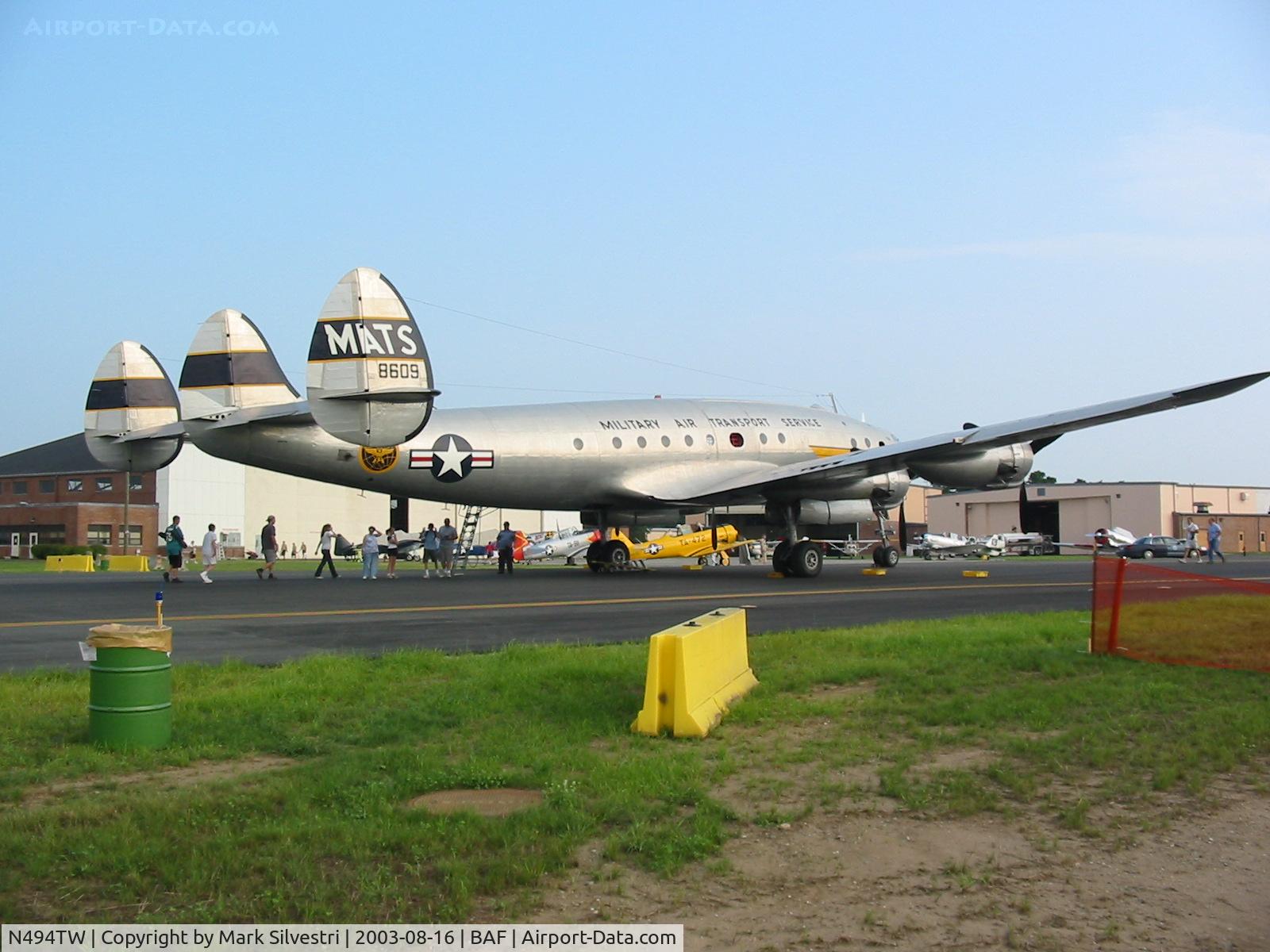 N494TW, 1948 Lockheed L-749A-79 Constellation C/N 2601, Westfield, MA 2003