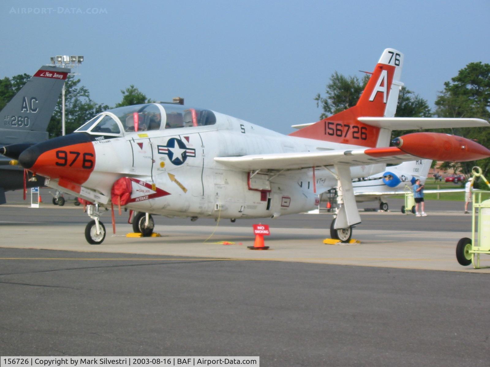 156726, North American T-2C Buckeye C/N 318-41, Westfield, MA 2003